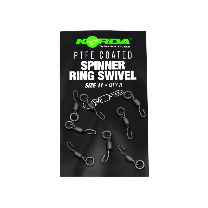Korda PTFE Spinner Ring Swivels Size 11