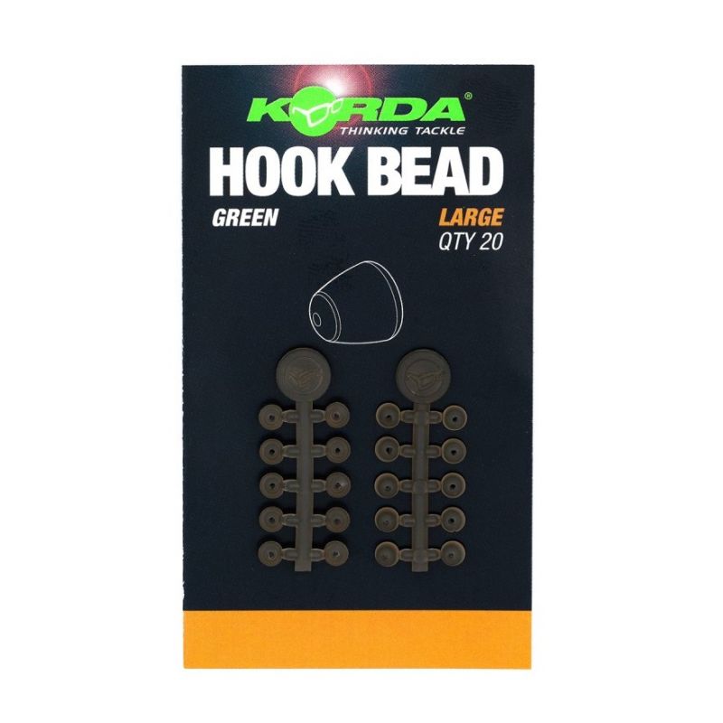 Korda Hook Bead Large – Perles de montage fiables pour hameçons | CarpeConnect