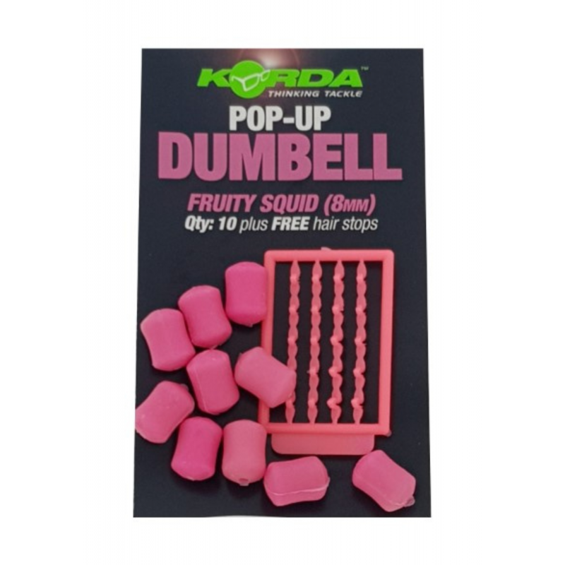 Korda Pop-up Dumbell Fruity Squid (8mm) - 10 pcs