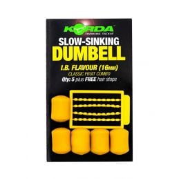 Korda Slow Sinking Dumbell IB (16mm) - 5 pcs