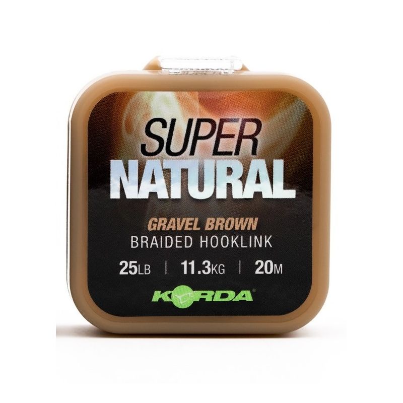Korda Super Natural Gravel Brown 25lb 20m