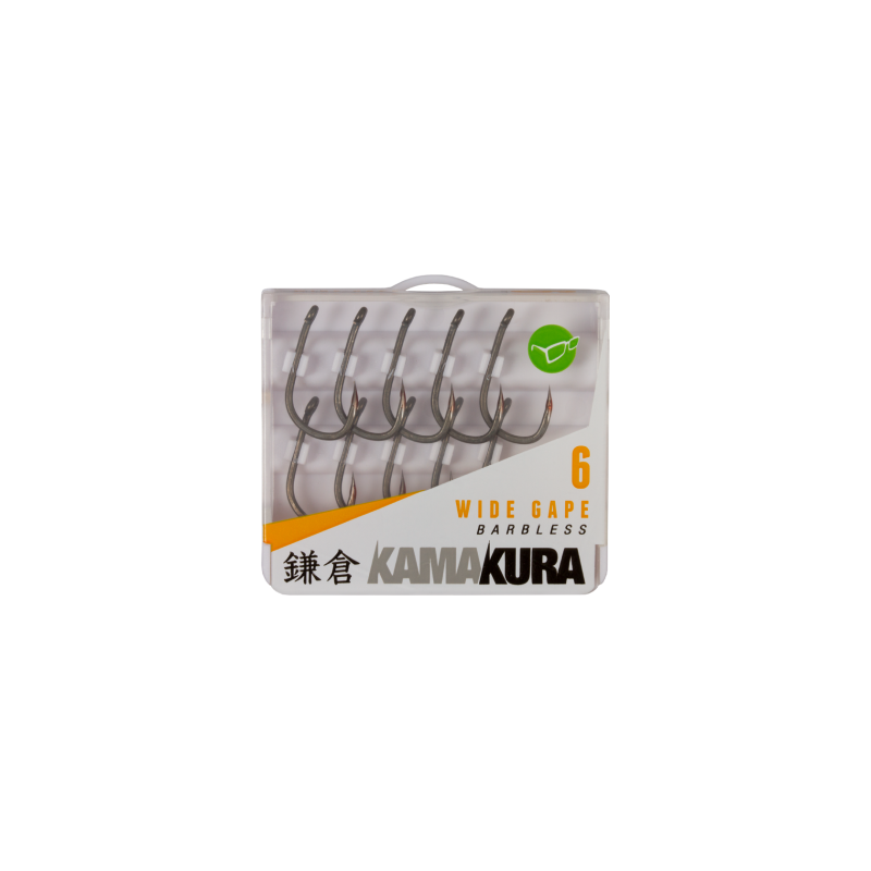 Korda Kamakura Wide Gape Barbless size 6
