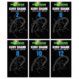 Korda Kurv Shank Micro Barbed Size 06 – Hameçon Polyvalent pour Carpes | CarpeConnect