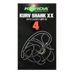 Korda Kurv Shank XX Micro Barbed Size 04 – Hameçon Extra Résistant | CarpeConnect