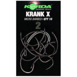 Korda Krank X Micro Barbed Size 02 – Hameçon Extra Robuste pour Carpes | CarpeConnect
