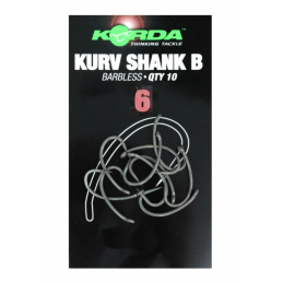 Korda Kurv Shank B Barbless Size 06 – Hameçon Polyvalent Sans Ardillon | CarpeConnect