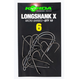 Korda Long Shank X Micro Barbed Size 06