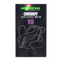 Korda Choddy Micro Barbed Size 10 – Hameçon Rigide pour Carpes | CarpeConnect