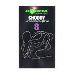 Korda Choddy Micro Barbed Size 08 – Hameçon Rigide pour Carpes | CarpeConnect