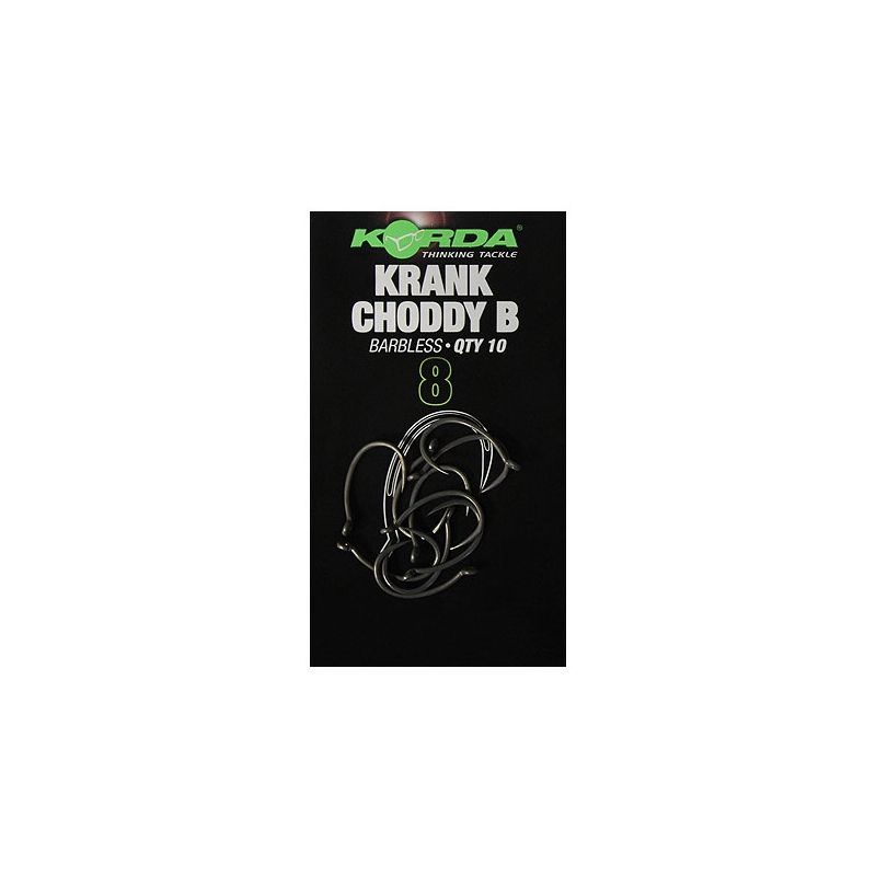 Korda Krank Choddy B Barbless Size 08