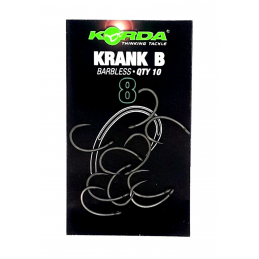 Korda Krank Barbless Size 08 – Hameçon Sans Ardillon Ultra Robuste | CarpeConnect