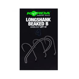 Korda Longshank Beaked Size 4 – Hameçon Carpe Pointu et Résistant | CarpeConnect