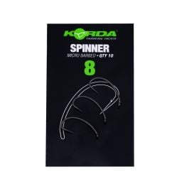 Korda Spinner Hook Micro Barbed Size 8 – Hameçon spécial Spinner Rig | CarpeConnect