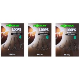 Korda Loops Rigs Krank Micro Barbed Size 4 – Sections d’Hameçons Prêtes à l’Emploi | CarpeConnect