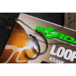 Korda Loops Rigs Krank Micro Barbed Size 4 – Sections d’Hameçons Prêtes à l’Emploi | CarpeConnect