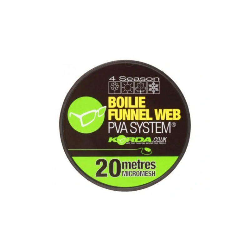 Korda Funnel Web PVA Hexmesh 20 m Refill – Recharge économique PVA | CarpeConnect