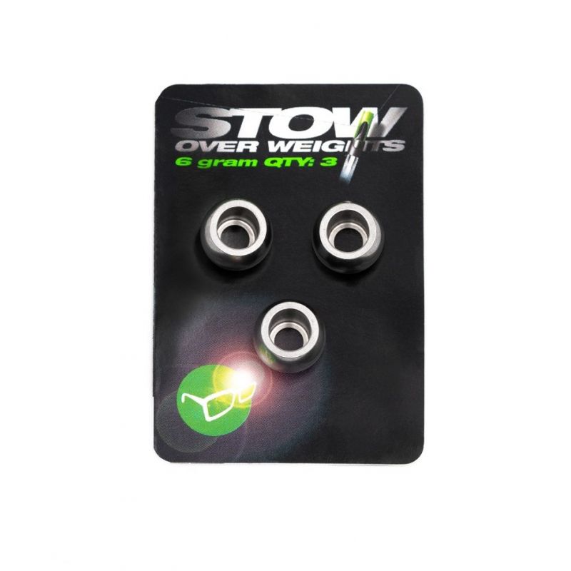 Korda Stow Over Spare Weights 6g x3 – Lests supplémentaires pour Stow Indicator | CarpeConnect