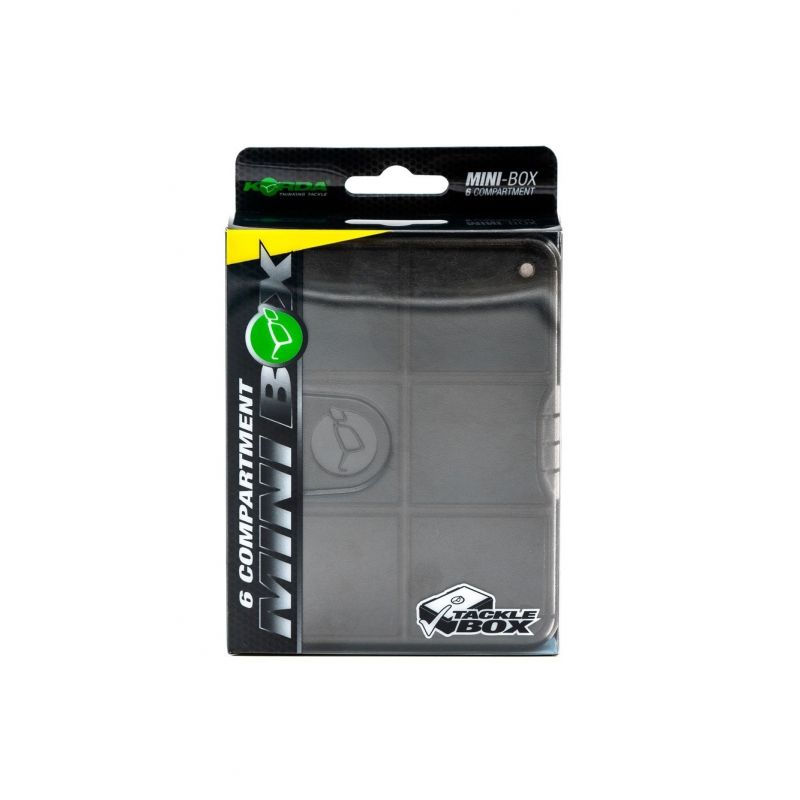 Korda 6 Compartment Mini Box – Mini boîte de rangement pour accessoires pêche | CarpeConnect