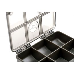 Korda 6 Compartment Mini Box – Mini boîte de rangement pour accessoires pêche | CarpeConnect
