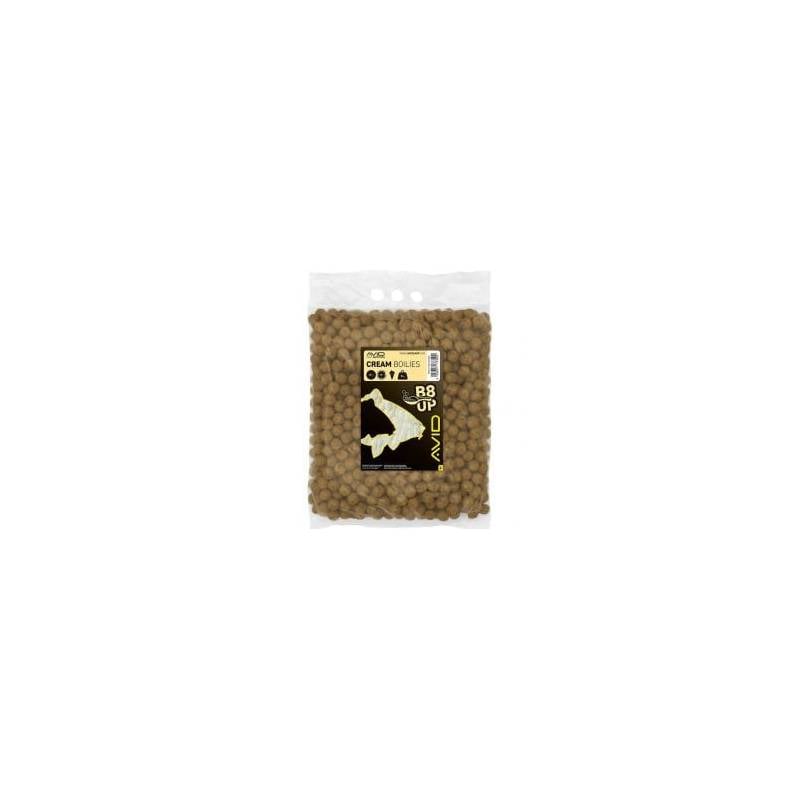 Avid Carp Bouillettes B8-Up Cream 20mm 5kg – Amorçage carpe longue durée | CarpeConnect
