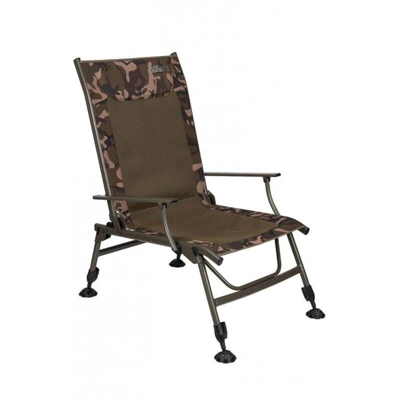 Fox Duralite Recliner XL Arm Chair – Fauteuil carpiste léger et réglable