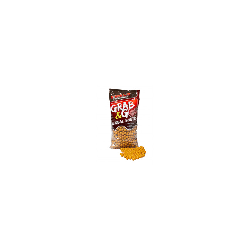 Starbaits Bouillettes Grab & Go Sweet Corn 14mm 2,5kg | CarpeConnect