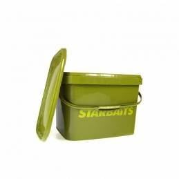 Starbaits Square Bucket 3.5L – Seau Carré Hermétique et Robuste