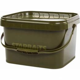 Seau Starbaits STB Square Bucket 8L appâts pêche carpe