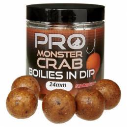 Starbaits Probiotic Boilies in Dip Monster Crab 24mm 150g – Bouillettes carpe attractives