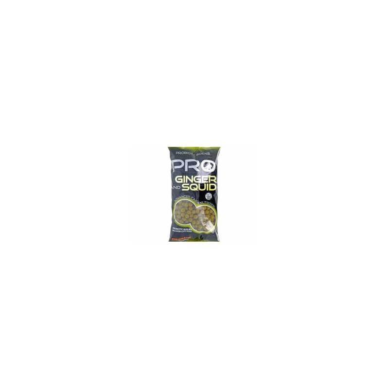 Starbaits Pro Ginger Squid Boilies 14 mm 2.5 kg | Appâts carpe – CarpeConnect
