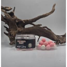 Dynamite Baits Peppered Fruit Fluro Pop Ups 15 mm – Bouillettes flottantes carpe | CarpeConnect