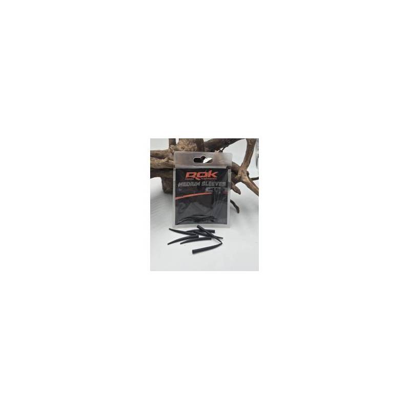 ROK Medium Sleeves N 40 Black – Manchons montage carpe | CarpeConnect