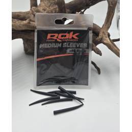 ROK Medium Sleeves N 40 Black – Manchons montage carpe | CarpeConnect
