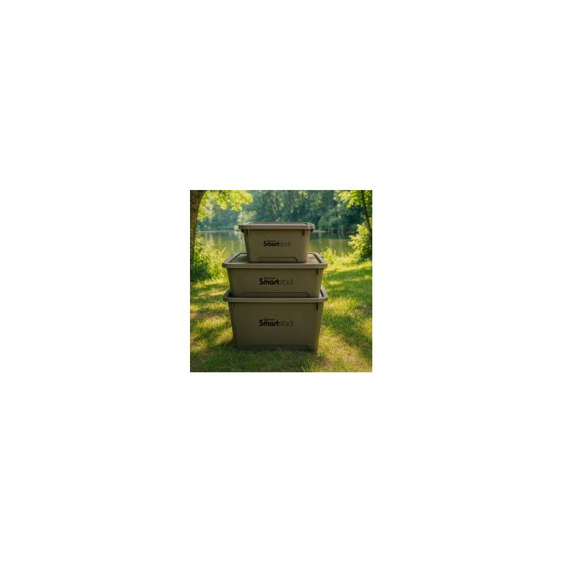 Boîte de rangement pêche SONIK SmartStack Large 66L empilable robuste