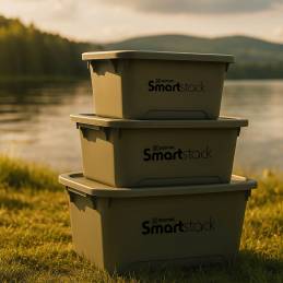 Boîte de rangement pêche SONIK SmartStack Small 16L empilable robuste