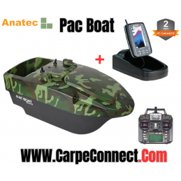 Bateau Amorceur Télécommandé C18 – Batterie 7,4V 5200mAh – Pour Pêche à La Carpe – Kit Complet Avec Télécommande Et Chargeur
