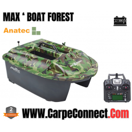 Bateau Amorceur Anatec Maxboat Forest Lithium AN-i6X Bi-Moteur 70cm Batterie Lithium