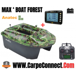 Bateau Amorceur Anatec Maxboat Forest Lithium AN-I6X + X-Pilot Toslon GPS