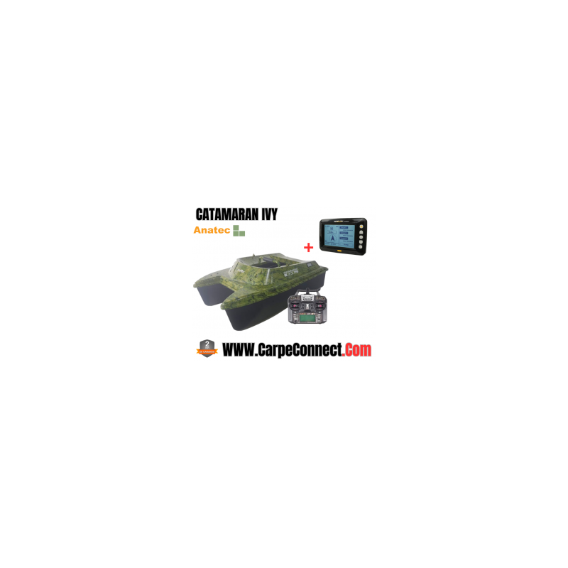 Bateau Amorceur Anatec Catamaran IVY AN-I6X + X-Pilot Toslon GPS
