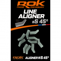 ROK Line Aligner 45° S Smoke Grey x10 – Aligner carpe | CarpeConnect