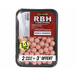 FUN FISHING RBH Cream Cranberry Bouillettes 20 mm 800 g – www.CarpeConnect.com