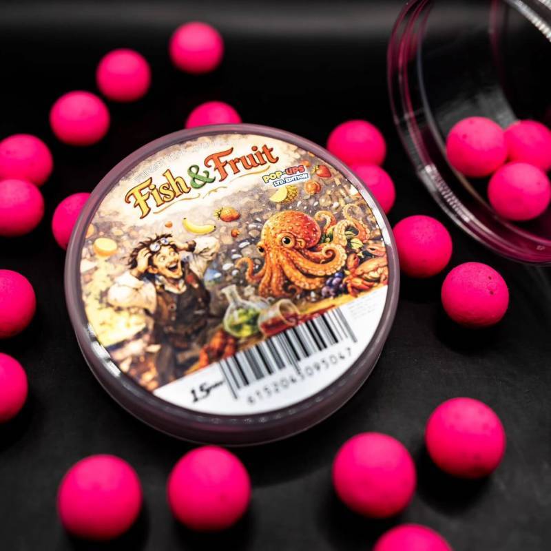 Forgotten Flavours Fish Fruit Pop Ups 15mm – Appâts flottants carpe | CarpeConnect