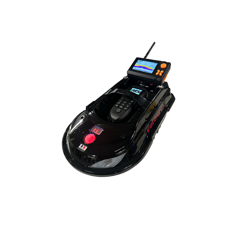 Boatman Vulcan Mini Pro Black Bateau Amorceur GPS Sondeur Autopilote | CarpeConnect