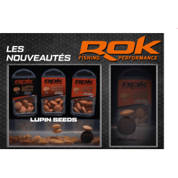 Rok Lupin Seeds Sinking x12 Graines Coulantes pour la Pêche de la Carpe | CarpeConnect