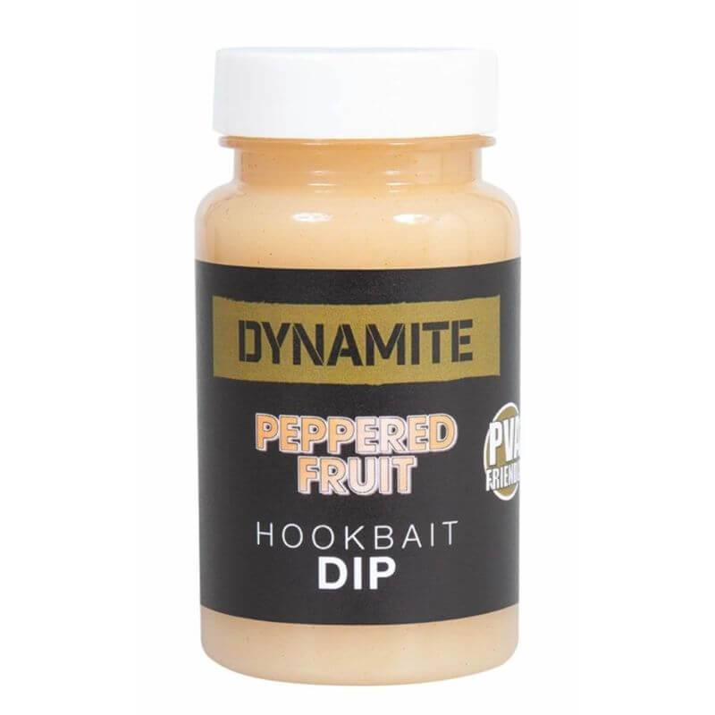 Dynamite Baits Peppered Fruit Bait Dip 100 ml - Booster liquide carpe | CarpeConnect