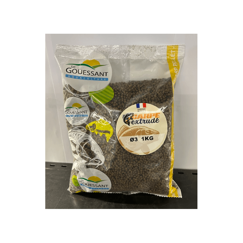 Le Gouessant Pellets Extrudé 3 mm 1 kg - Pellets carpe amorçage fin | CarpeConnect