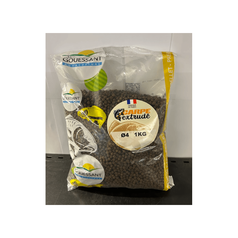 Le Gouessant Pellets Extrudé 4 mm 1 kg - Pellets carpe amorçage fin | CarpeConnect