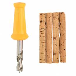 Carp Spirit Drill + Cork 6mm x4 - Perce-bouillettes et liège flottant | CarpeConnect