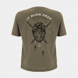 Tee Shirt Kumu Bloodline L – Confort & Style pour la pêche à la carpe | CarpeConnect.com
