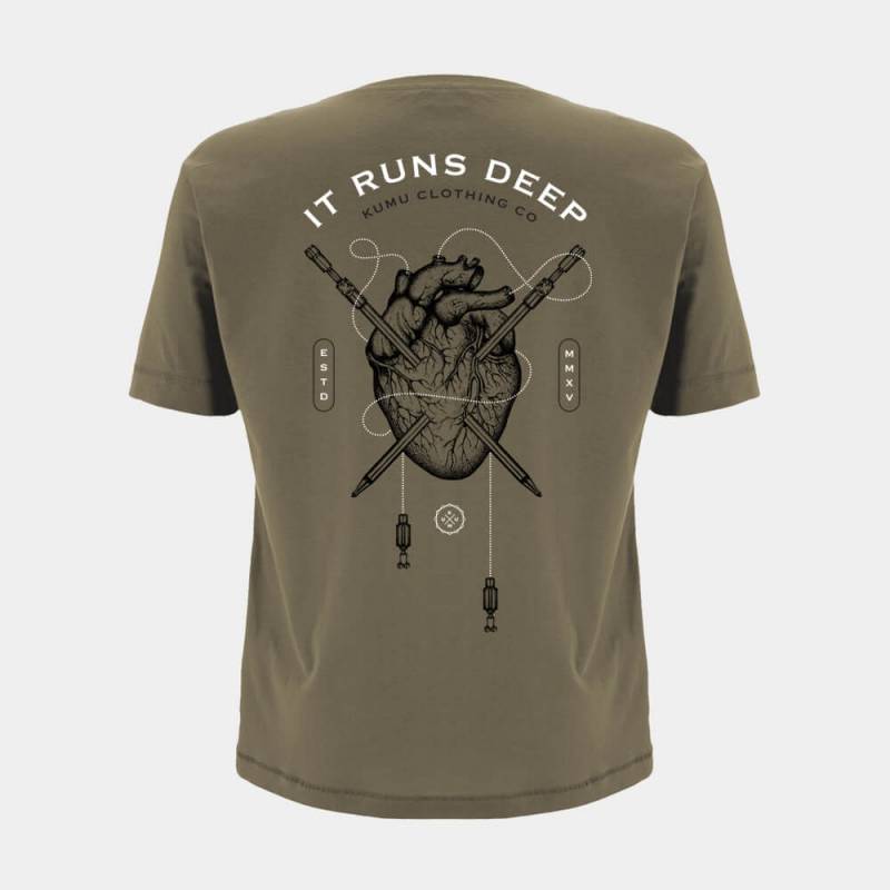 Tee Shirt Kumu Bloodline L – Confort & Style pour la pêche à la carpe | CarpeConnect.com
